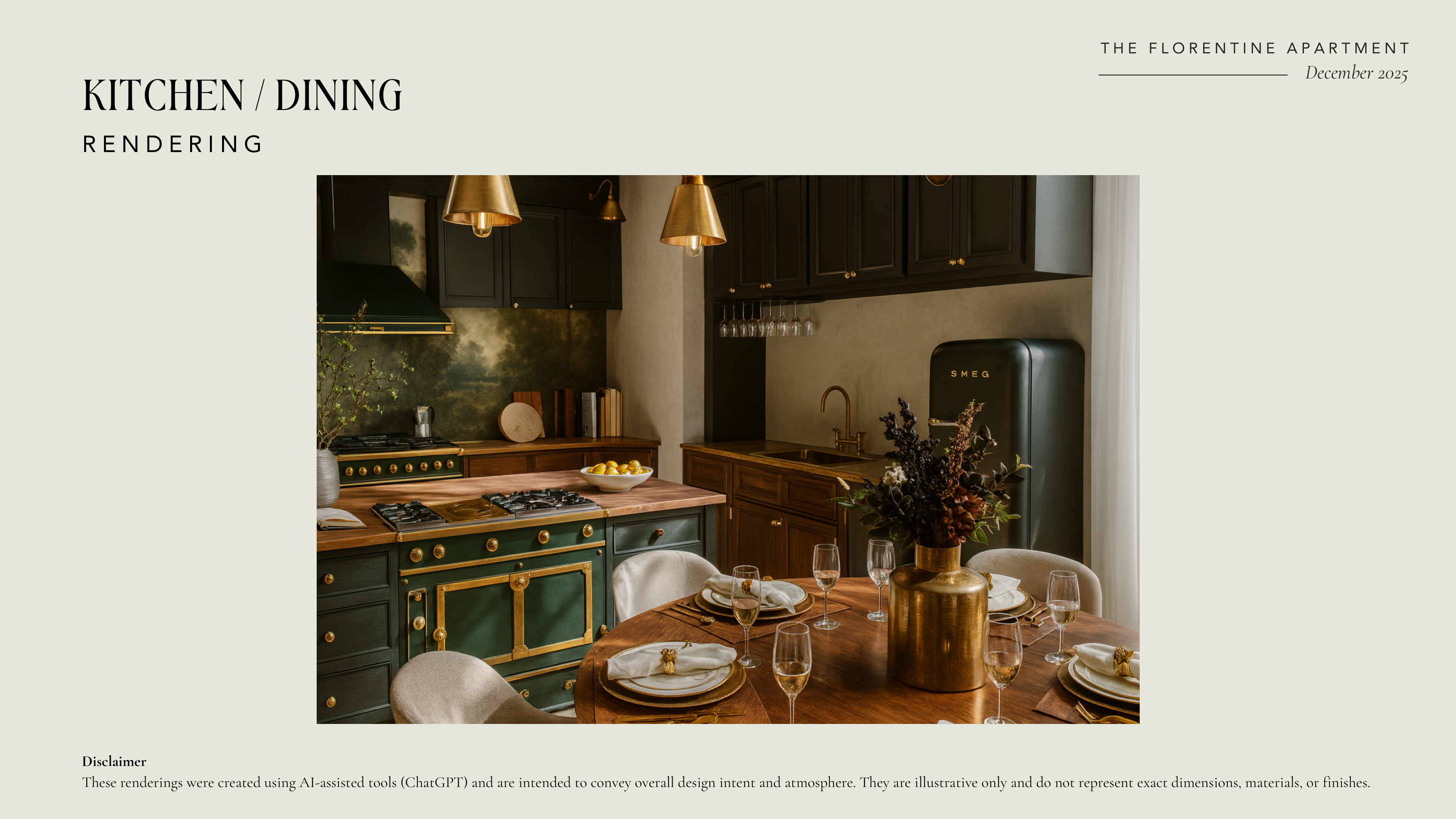 Kitchen rendering 1