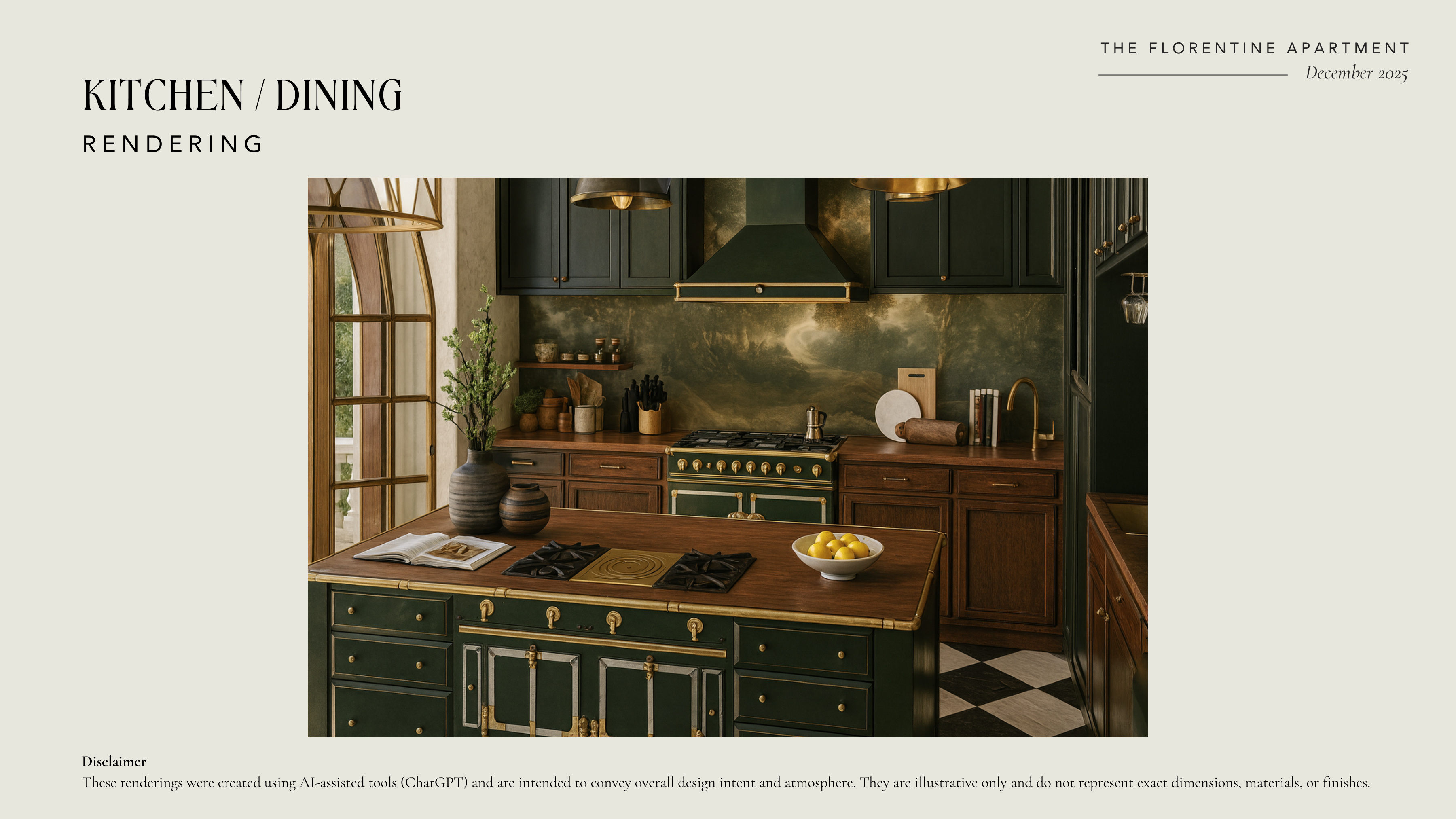 Kitchen rendering 2