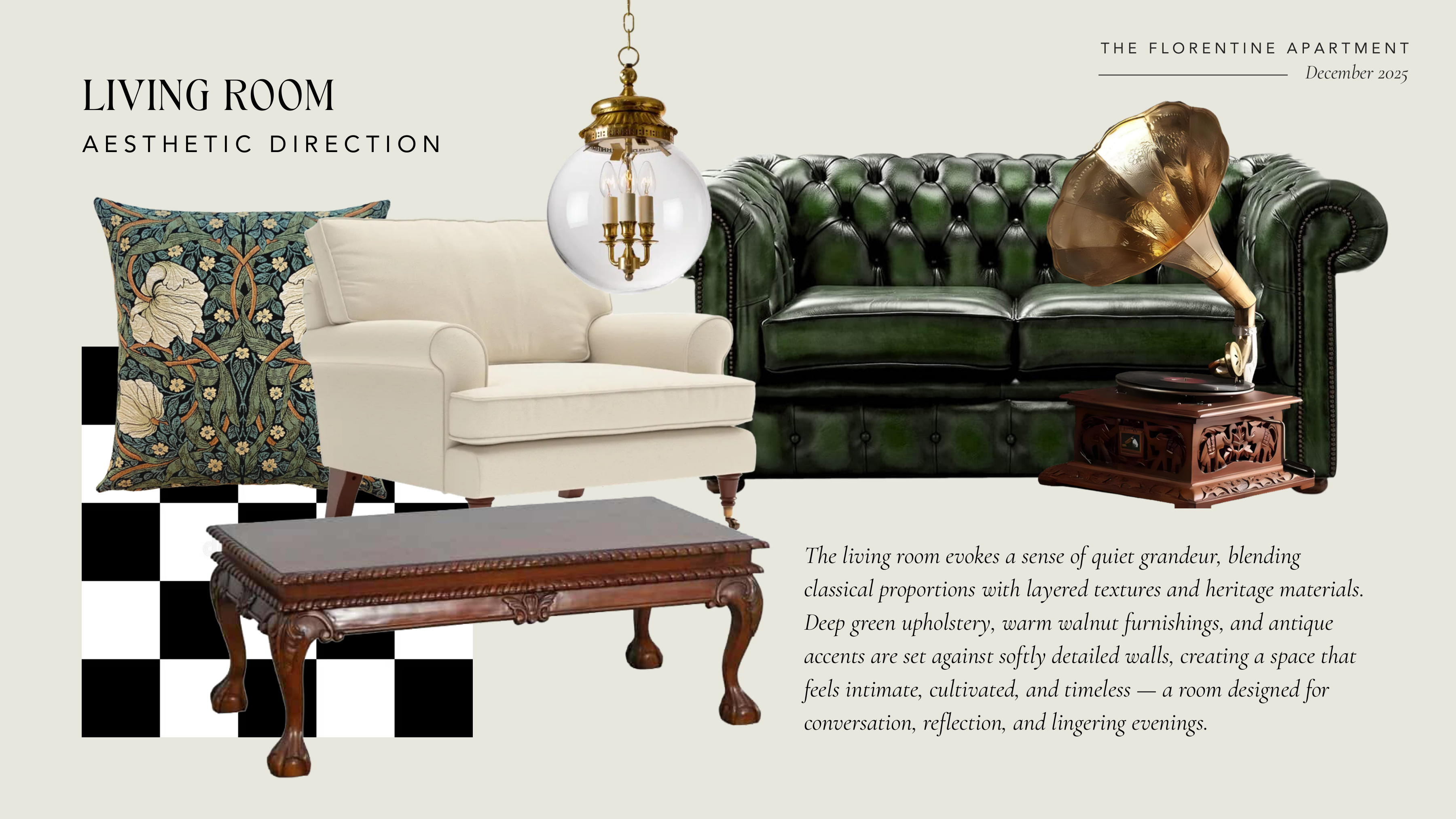 Living Room moodboard