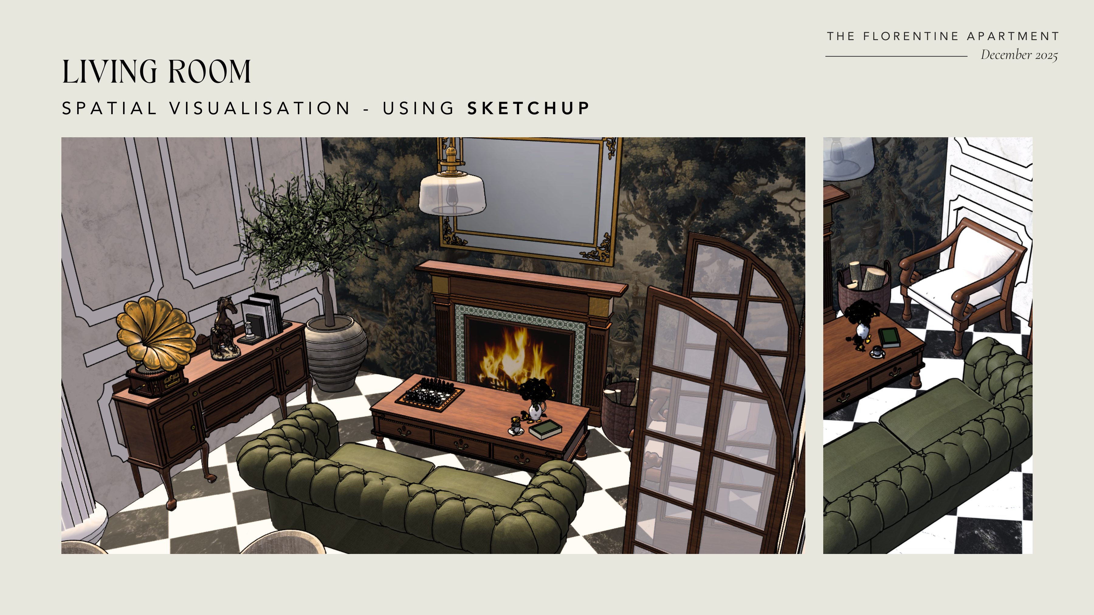 Living Room spatial drawing