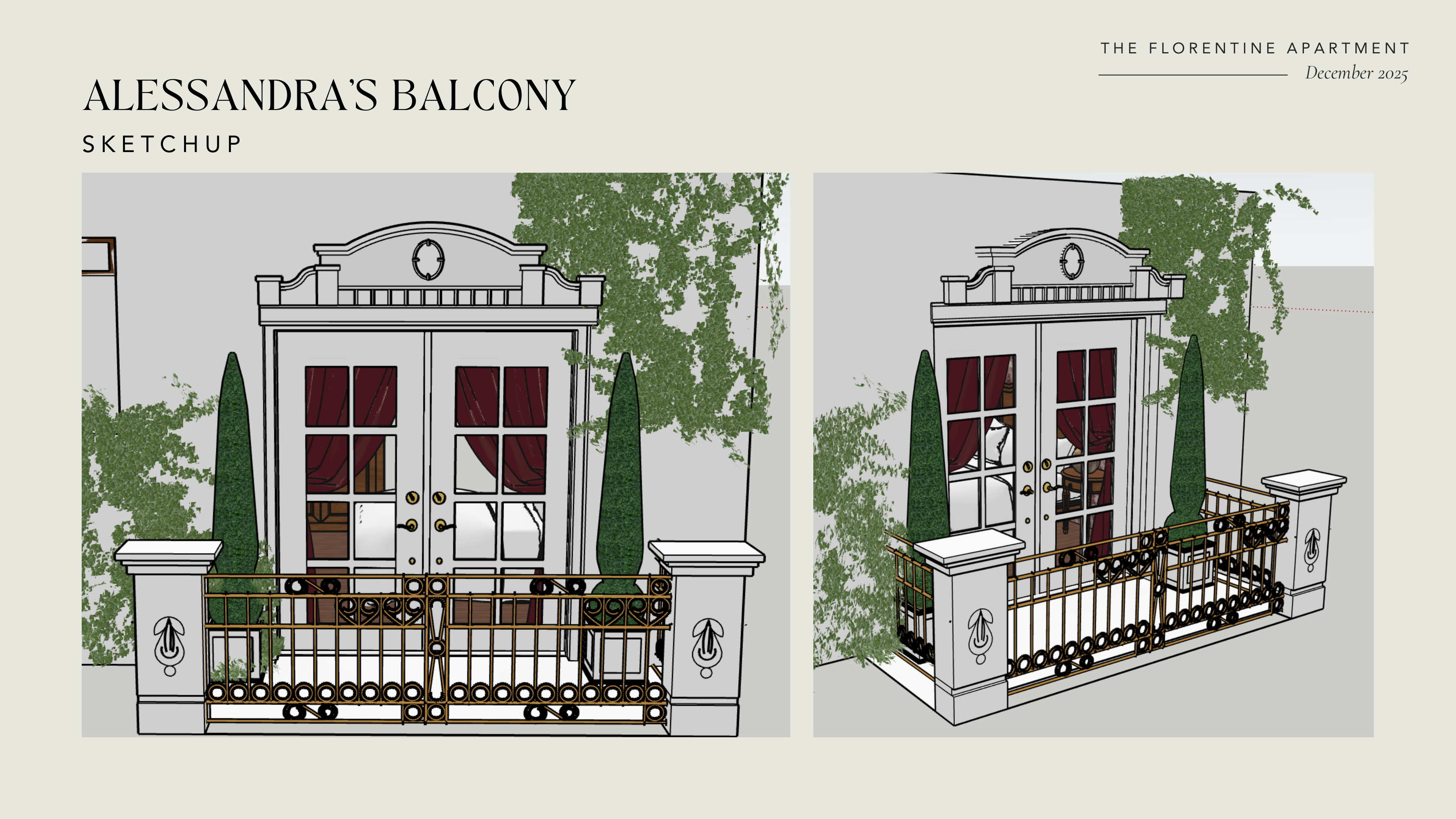 Alessandra's Bedroom SketchUp
