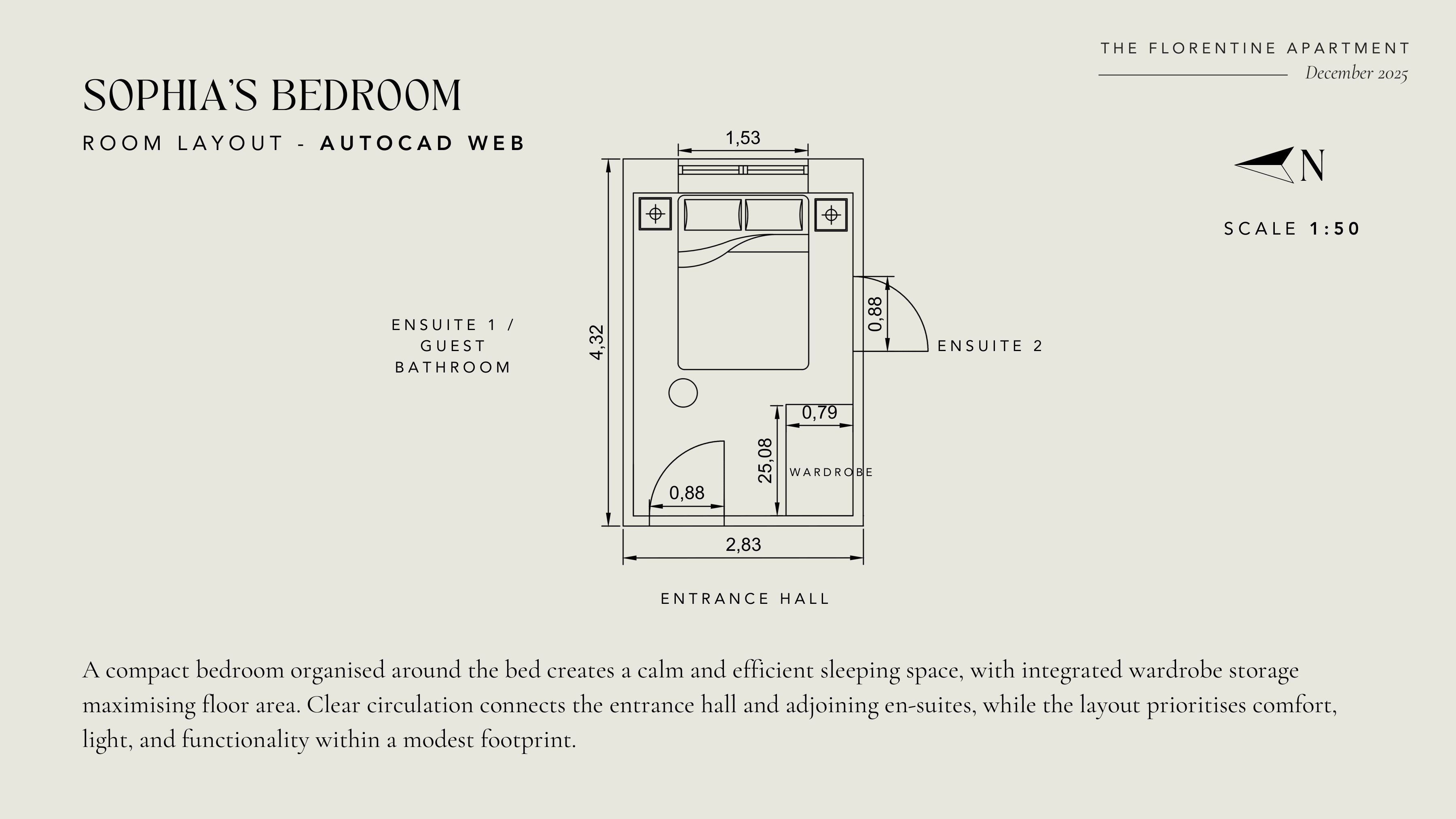Sofia's Bedroom floor plan