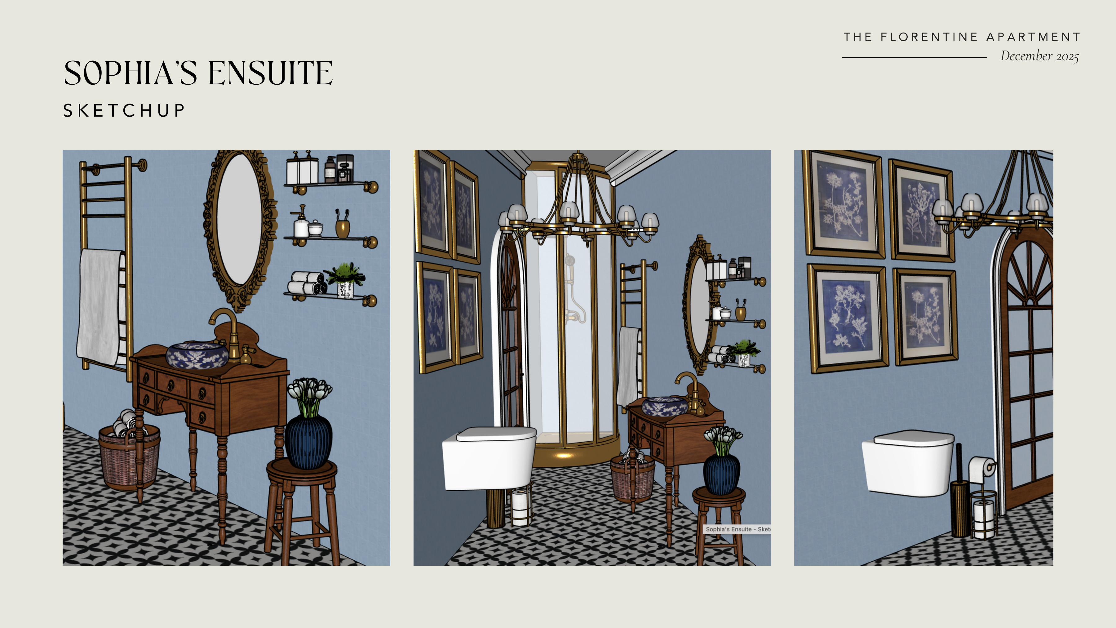 Sofia's Ensuite SketchUp